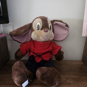Vintage, Korea Sears By CalToy 1986 Fievel An American Tail 22” Plush Mouse Doll